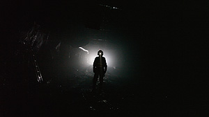 Still image of Arctic Miner from Janet Biggs Video 'Brightness All Around'