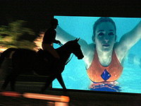 Video still from "Enemy of the Good." 2007, Janet Biggs.