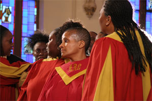 Janet Biggs photo from Vanishing Point: the Addicts Rehabilitation Center Gospel Choir