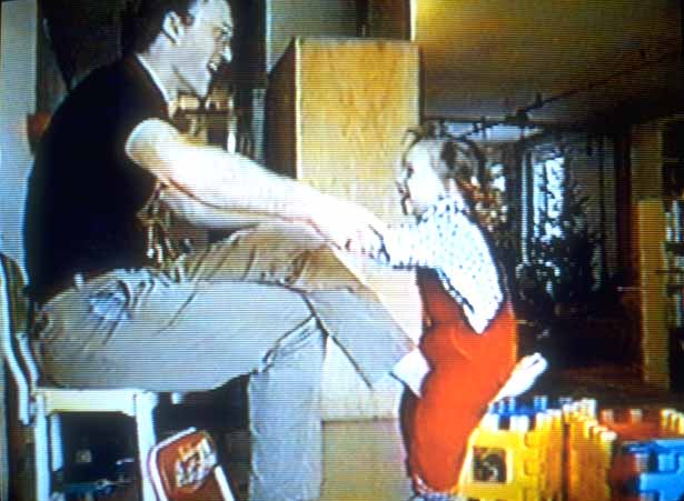 Image of Molly and Andrew Playing Horsey